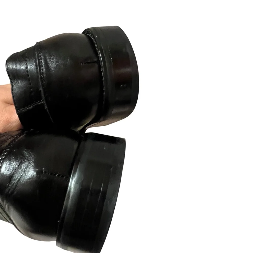 Stacy Adams Men's Black Leather Dress Slip On Office Career Shoes Size 9
